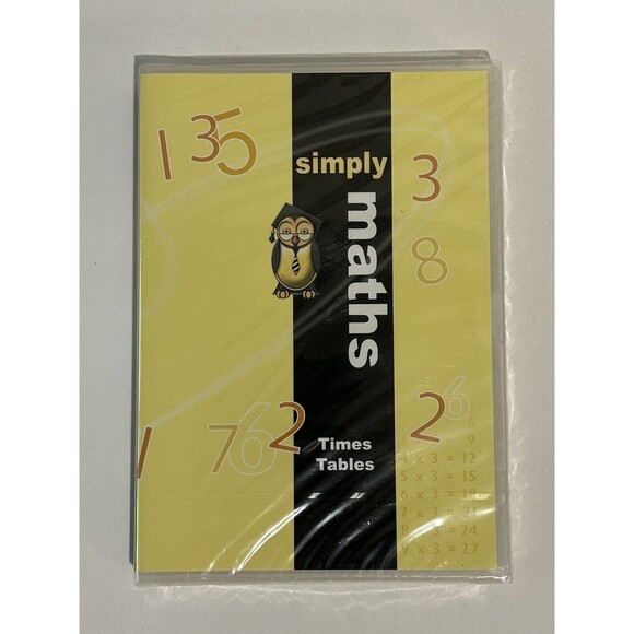 Simply Maths - Times Tables DVD - Simply Maths Study Program Brand New/Sealed!! - Picture 1 of 4
